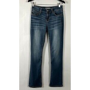 BKE Buckle Harper Jeans Long 28x33.5" Boot Cut Mid Rise Western Cowgirl Everyday